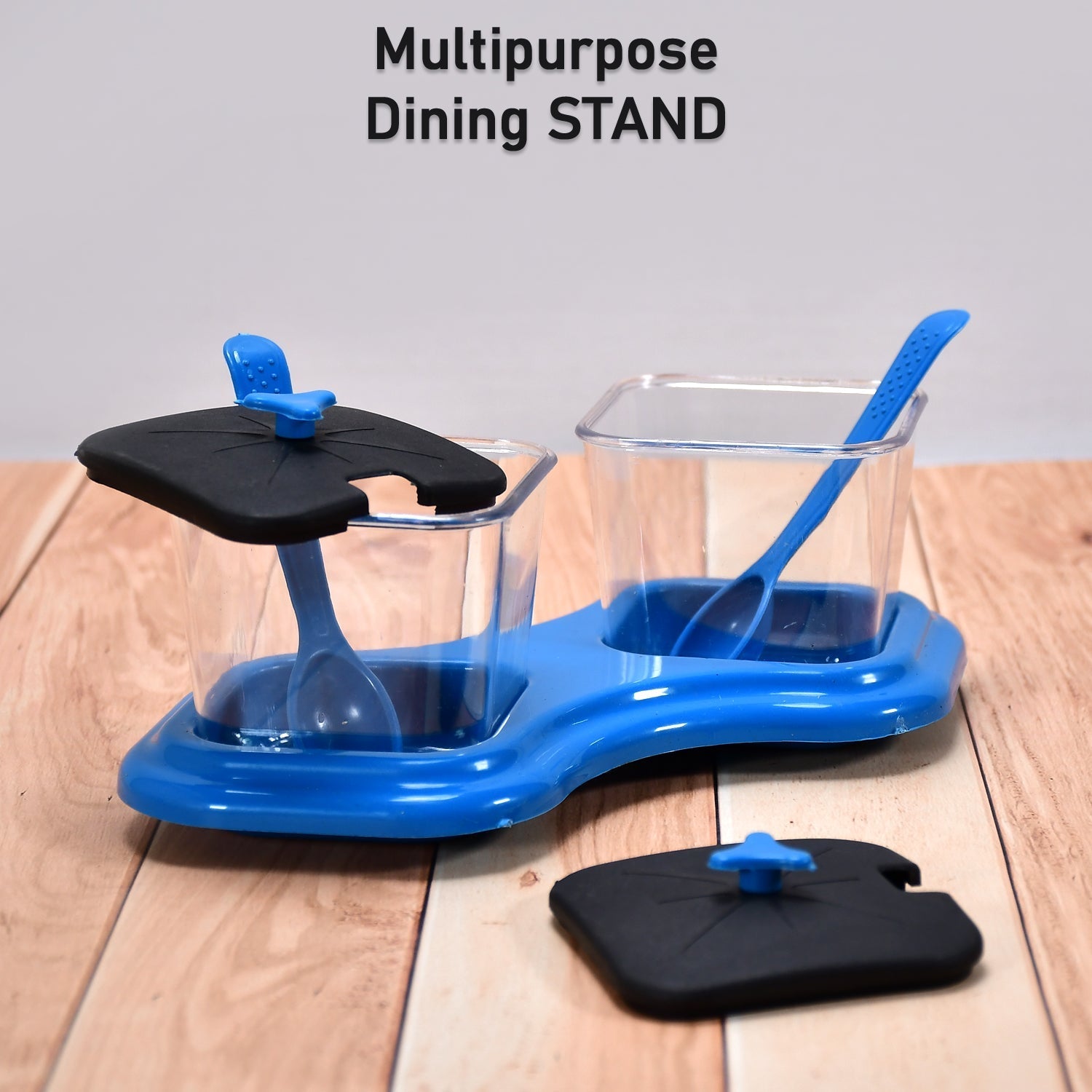 Virgin plastic storage containers for spices. Virgin plastic storage containers for spices.